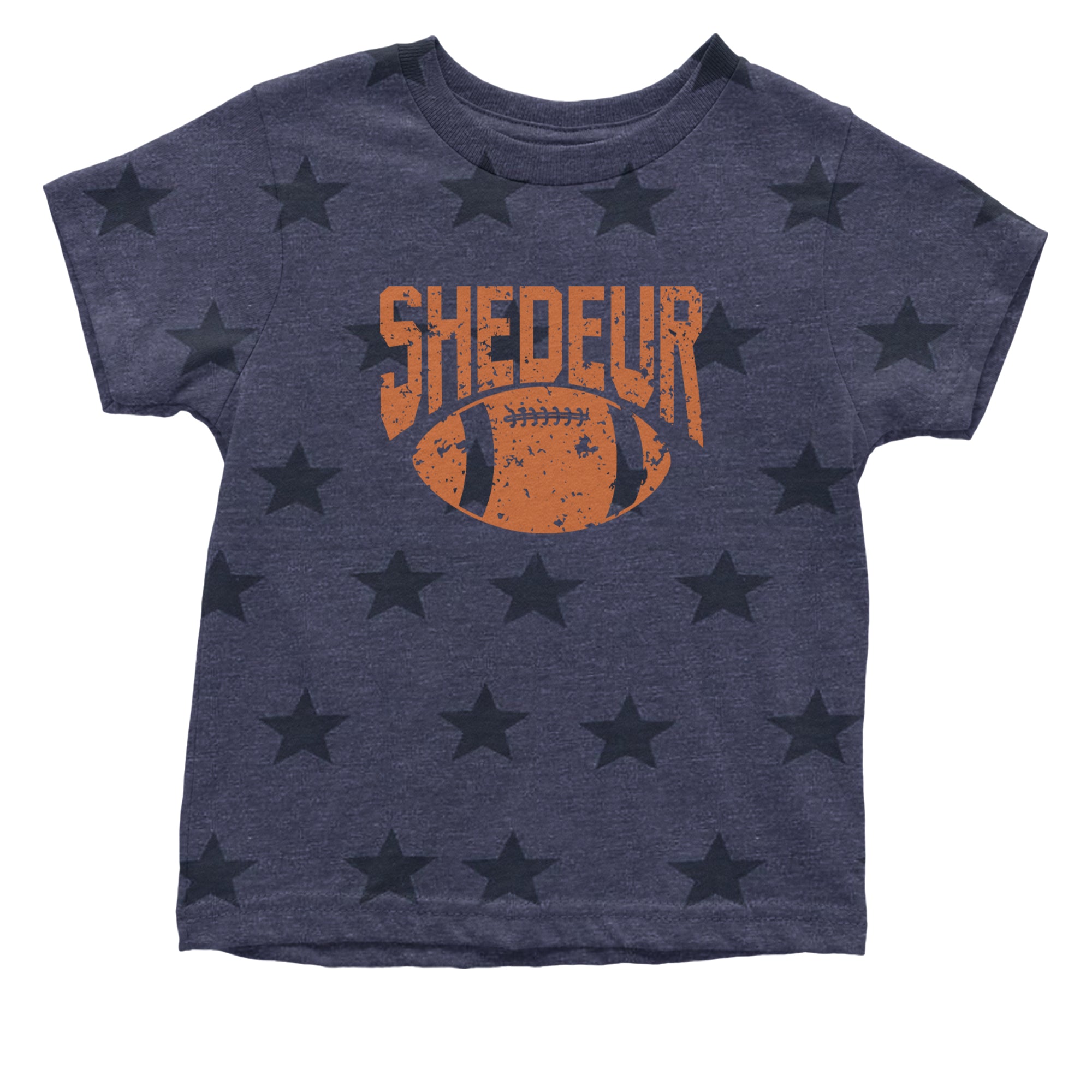 Shedeur Football Infant One-Piece Romper Bodysuit Or Toddler T-shirt Navy Blue STAR