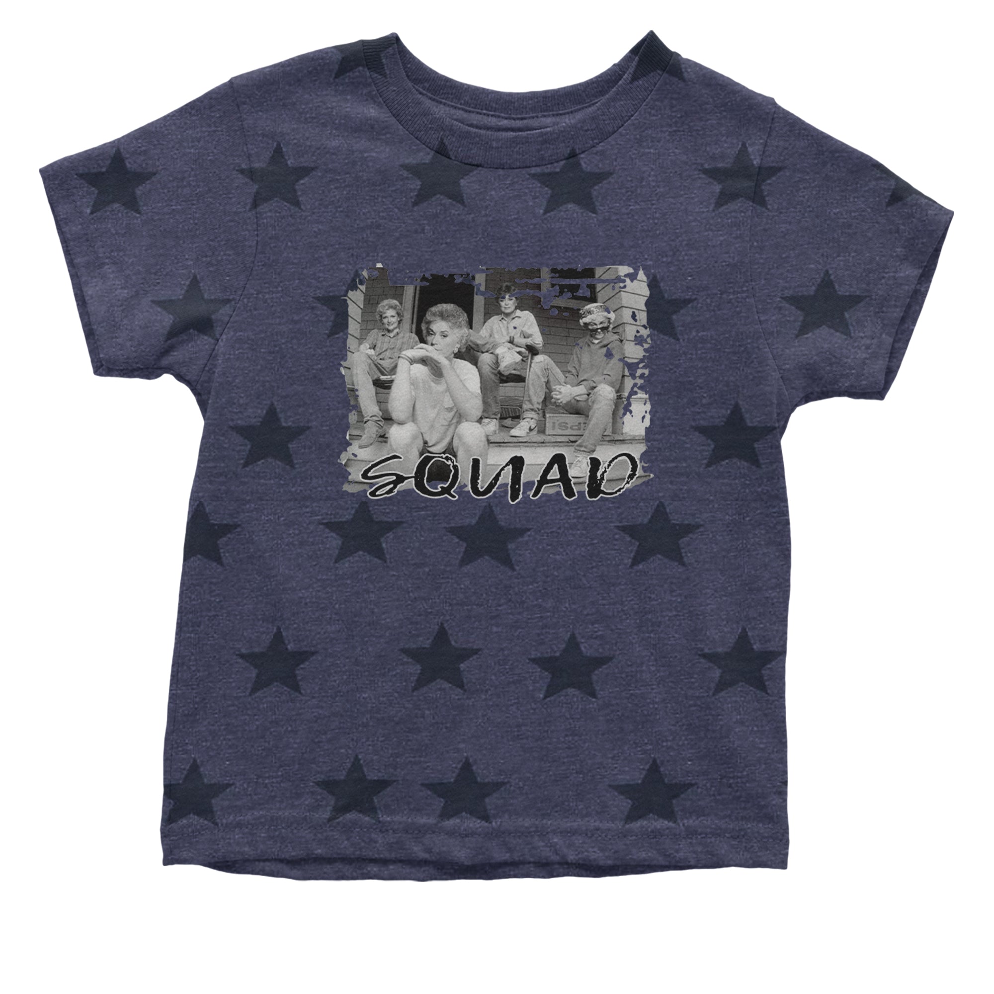 Squad Golden Girls Infant One-Piece Romper Bodysuit Or Toddler T-shirt Navy Blue STAR