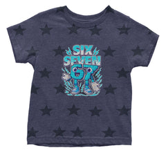 67 Brainrot Meme Slang Infant One-Piece Romper Bodysuit Or Toddler T-shirt Navy Blue STAR