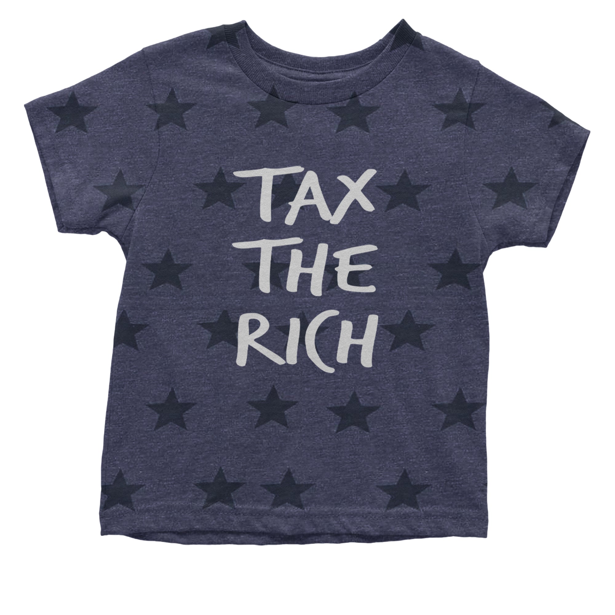 Tax the Rich Protest Wealth Inequality Infant One-Piece Romper Bodysuit Or Toddler T-shirt Navy Blue STAR