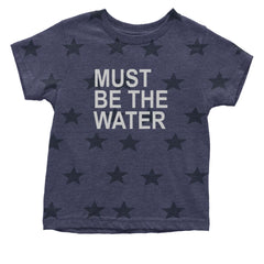 Must Be The Water Funny Racing Meme Infant One-Piece Romper Bodysuit Or Toddler T-shirt Navy Blue STAR