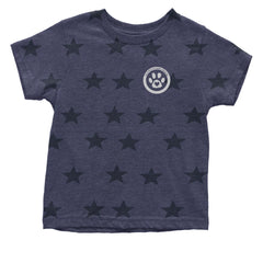 TLC To Love a Canine Dog Rescue White Infant One-Piece Romper Bodysuit Or Toddler T-shirt Navy Blue STAR