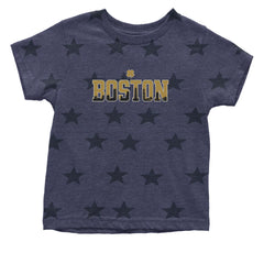 Boston City Pride Irish Infant One-Piece Romper Bodysuit Or Toddler T-shirt Navy Blue STAR