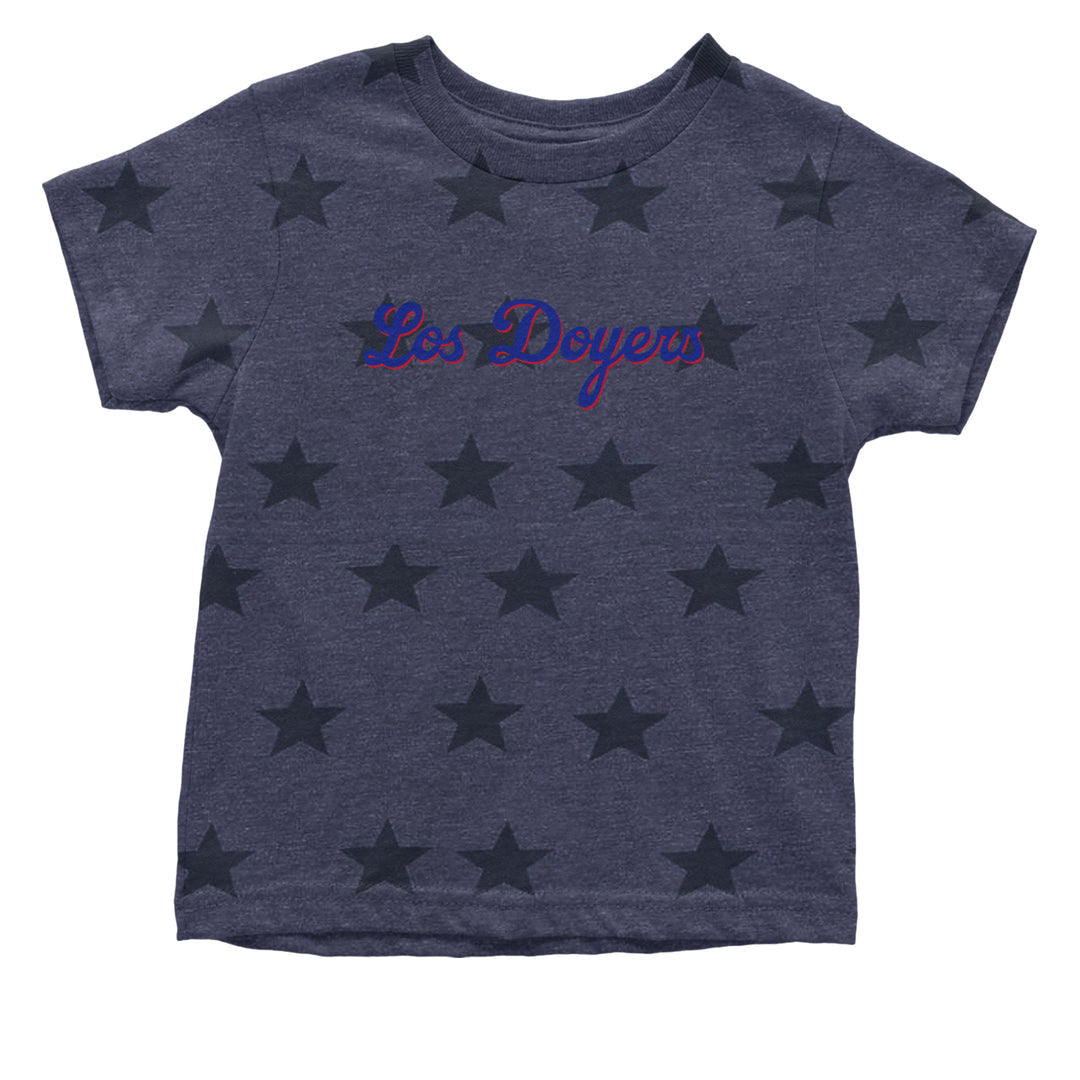 Los Doyers LA Baseball Infant One-Piece Romper Bodysuit Or Toddler T-shirt Navy Blue STAR