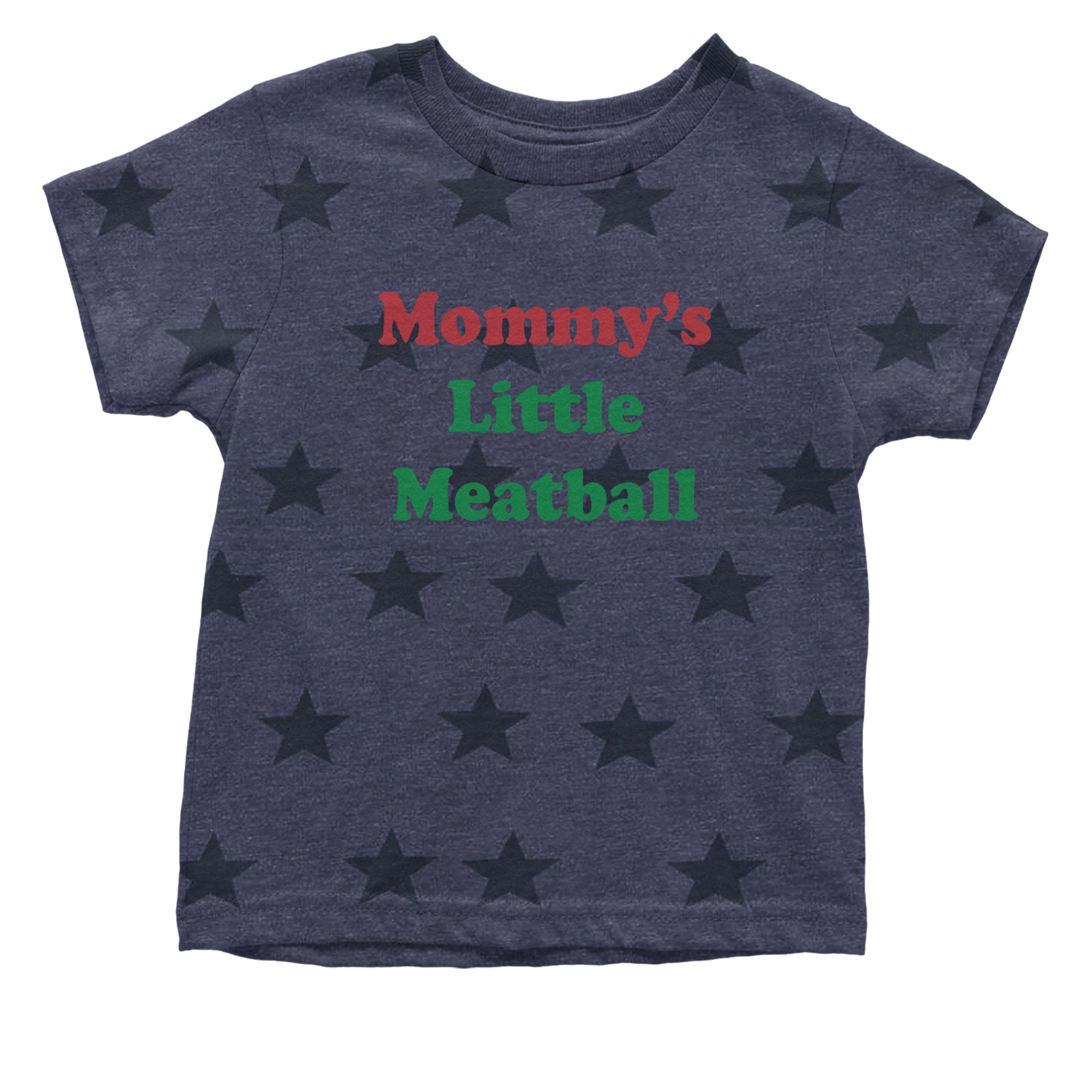 Mommy's Little Meatball Love Island Infant One-Piece Romper Bodysuit Or Toddler T-shirt Navy Blue STAR