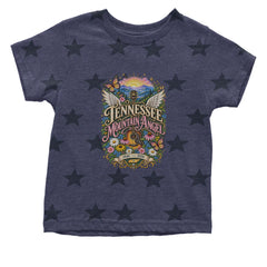Tennessee Mountain Angel Wings Dolly Infant One-Piece Romper Bodysuit Or Toddler T-shirt Navy Blue STAR