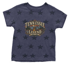 Tennessee Legend Country Music Dolly Infant One-Piece Romper Bodysuit Or Toddler T-shirt Navy Blue STAR