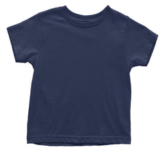 Basics - Pure &amp; Simple Blank Apparel Infant One-Piece Romper Bodysuit Or Toddler T-shirt Navy Blue