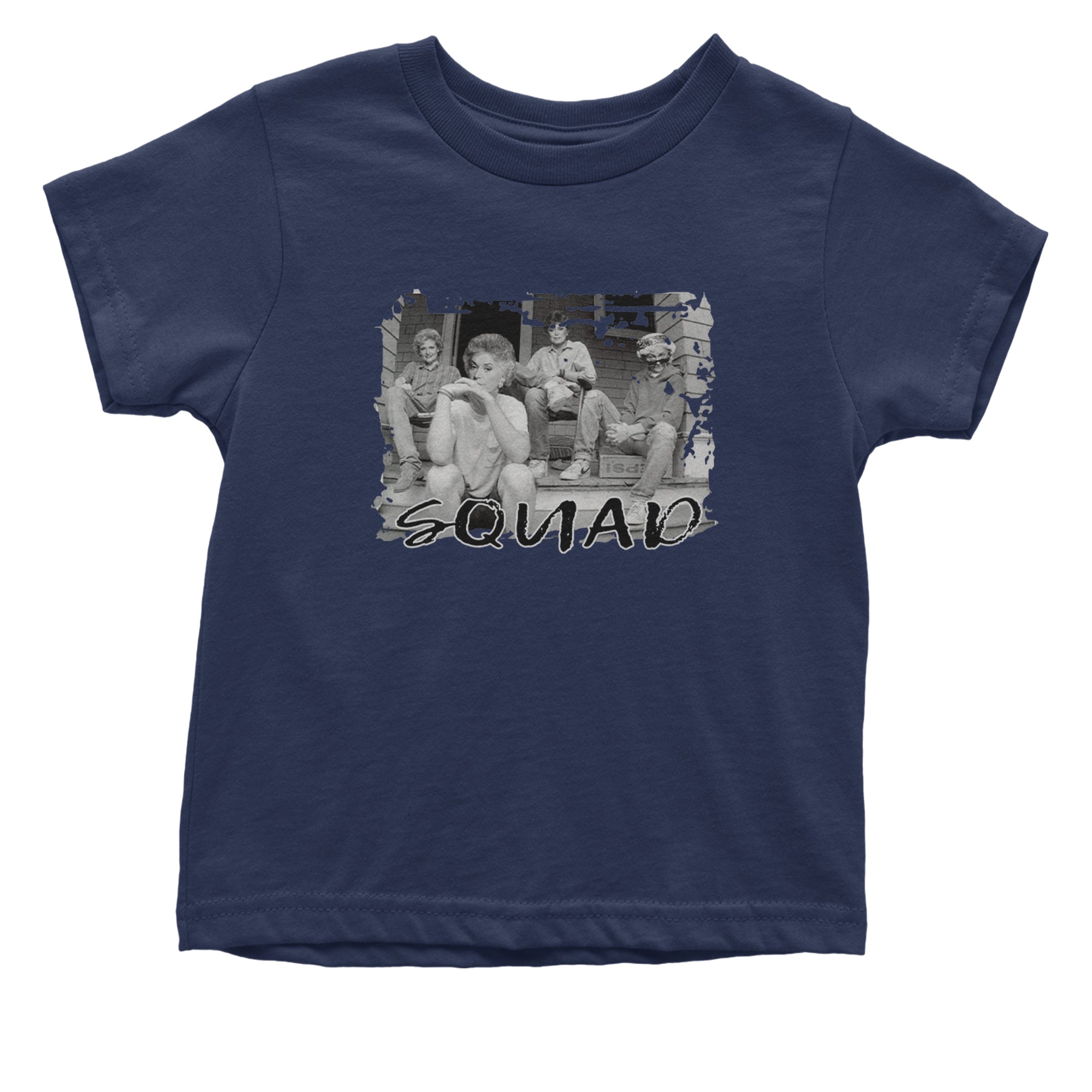 Squad Golden Girls Infant One-Piece Romper Bodysuit Or Toddler T-shirt Navy Blue