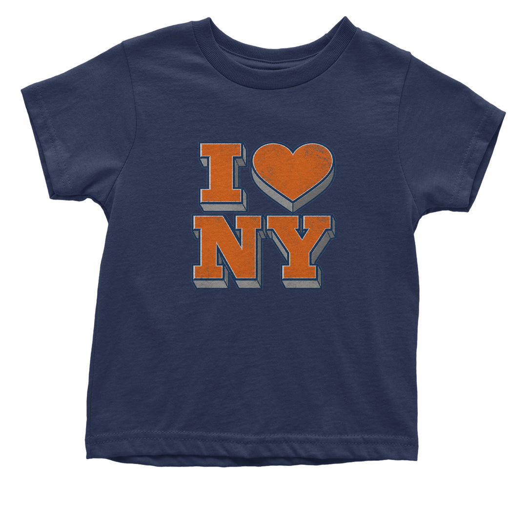 New York City Pride Heart Infant One-Piece Romper Bodysuit Or Toddler T-shirt Navy Blue