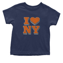 New York City Pride Heart Infant One-Piece Romper Bodysuit Or Toddler T-shirt Navy Blue