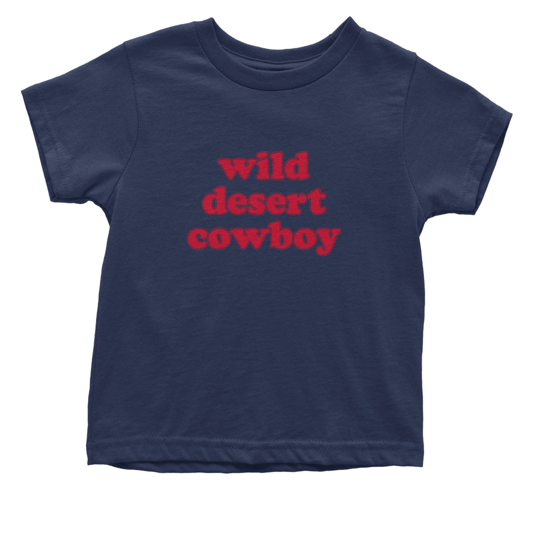 Wild Desert Cowboy Country Infant One-Piece Romper Bodysuit Or Toddler T-shirt Navy Blue