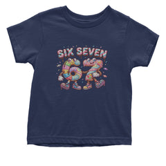 67 Candy Swirl Meme Infant One-Piece Romper Bodysuit Or Toddler T-shirt Navy Blue