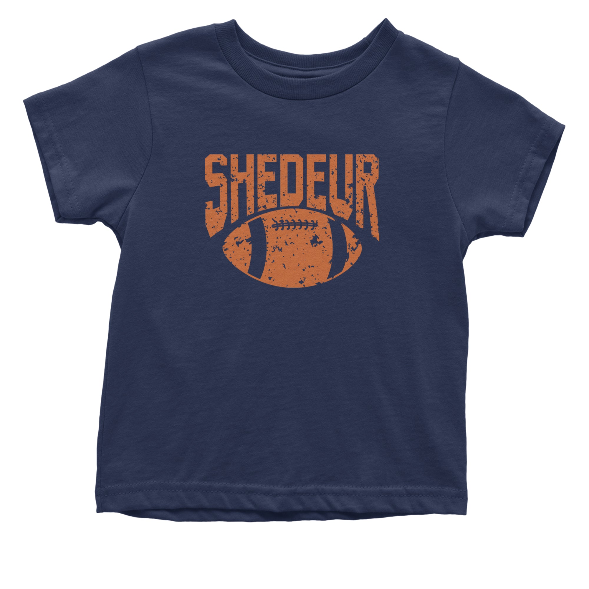 Shedeur Football Infant One-Piece Romper Bodysuit Or Toddler T-shirt Navy Blue