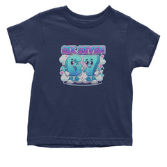 67 Six Seven Meme Kawaii Cloud Infant One-Piece Romper Bodysuit Or Toddler T-shirt Navy Blue