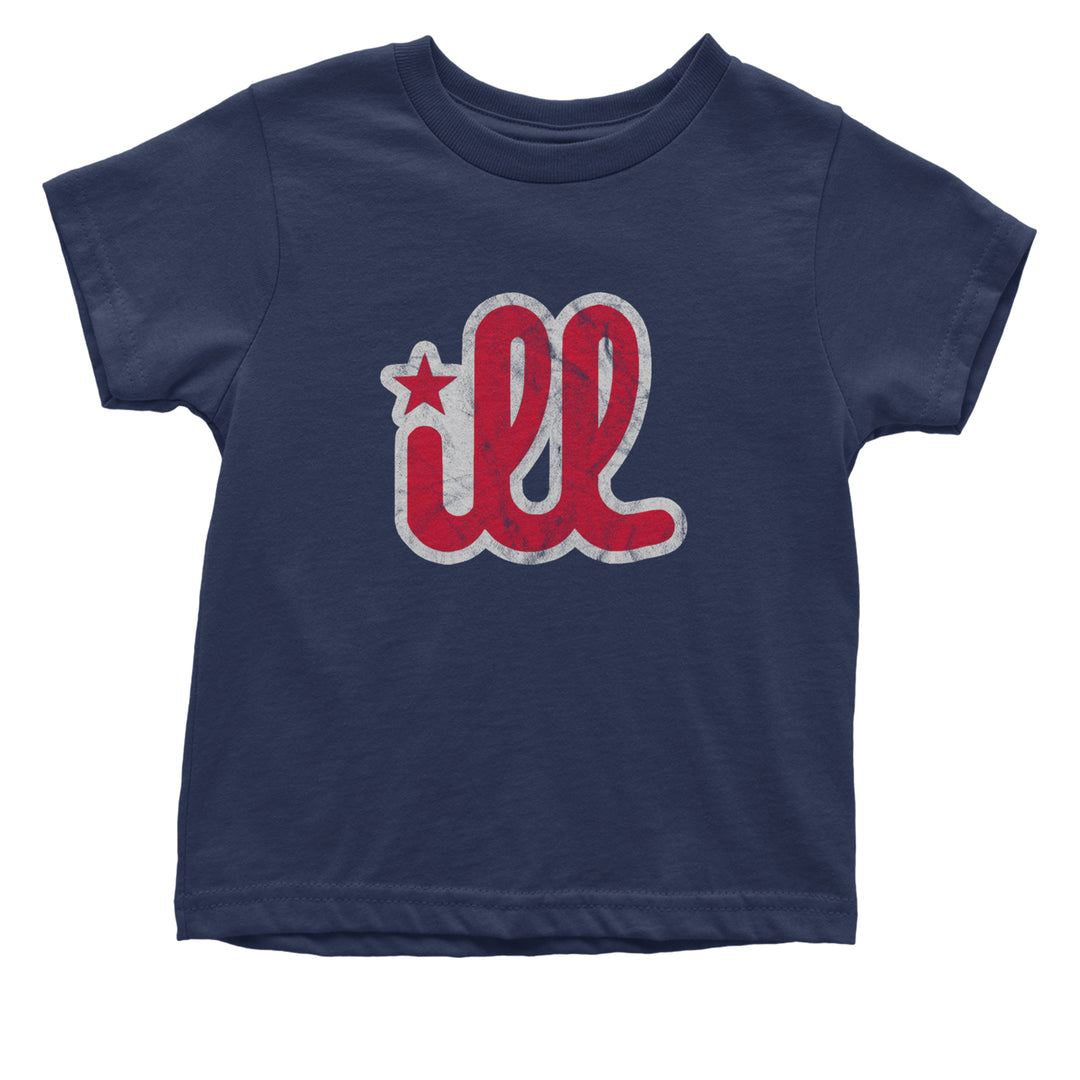 ILL Vintage It's A Philly Thing Infant One-Piece Romper Bodysuit Or Toddler T-shirt Navy Blue