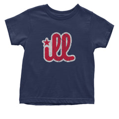 ILL Vintage It's A Philly Thing Infant One-Piece Romper Bodysuit Or Toddler T-shirt Navy Blue