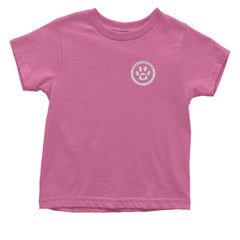TLC To Love a Canine Dog Rescue White Infant One-Piece Romper Bodysuit Or Toddler T-shirt Raspberry