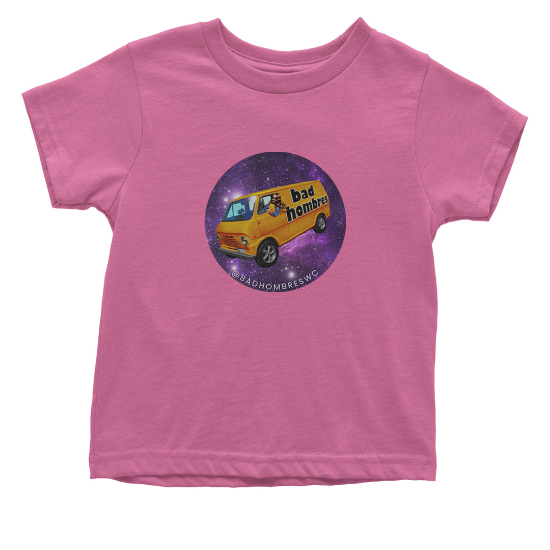 Bad Hombres Space West Chester Band Infant One-Piece Romper Bodysuit Or Toddler T-shirt Raspberry