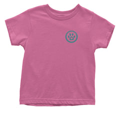 TLC To Love a Canine Dog Rescue Teal Infant One-Piece Romper Bodysuit Or Toddler T-shirt Raspberry