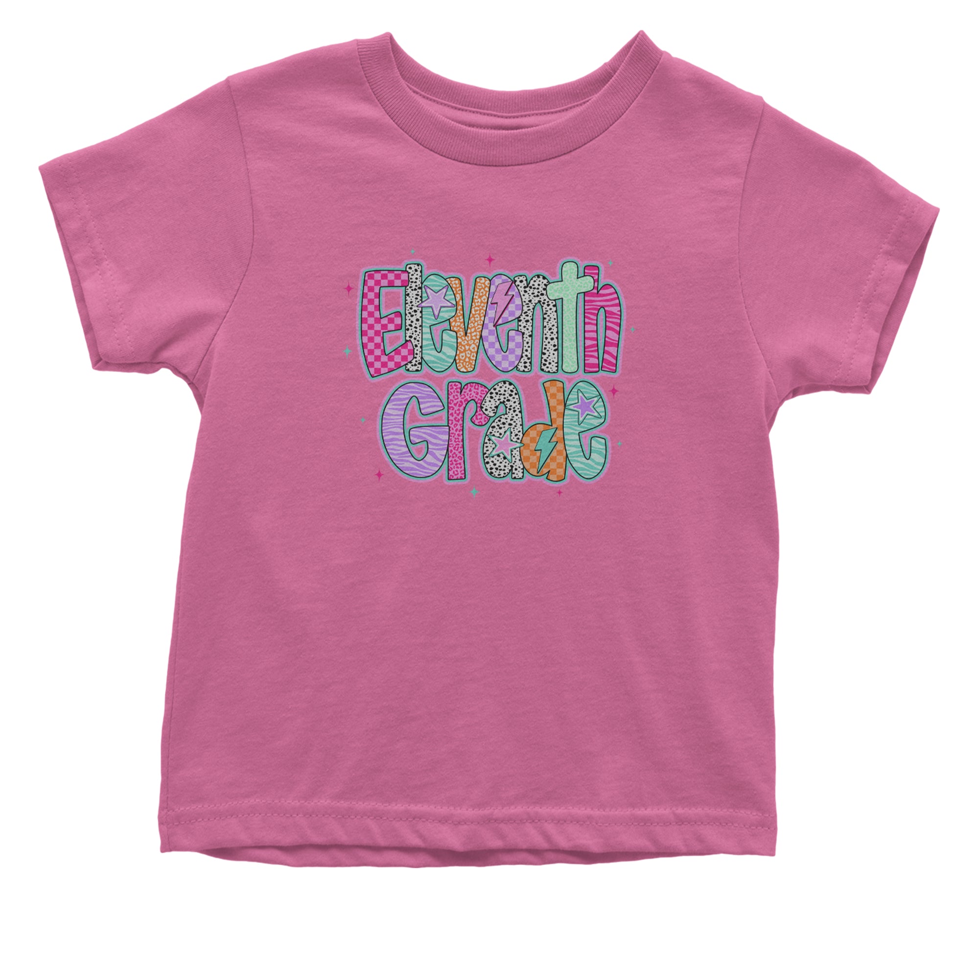 Eleventh Grade Extra Colorful Back to School Infant One-Piece Romper Bodysuit Or Toddler T-shirt Raspberry