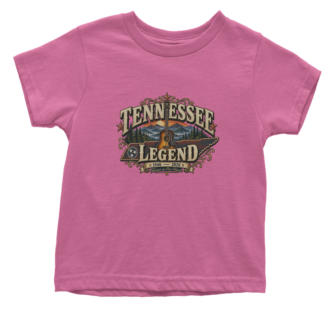 Tennessee Legend Country Music Dolly Infant One-Piece Romper Bodysuit Or Toddler T-shirt Raspberry