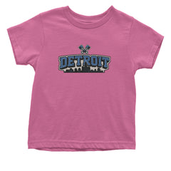 Detroit Motor City Retro Piston Infant One-Piece Romper Bodysuit Or Toddler T-shirt Raspberry