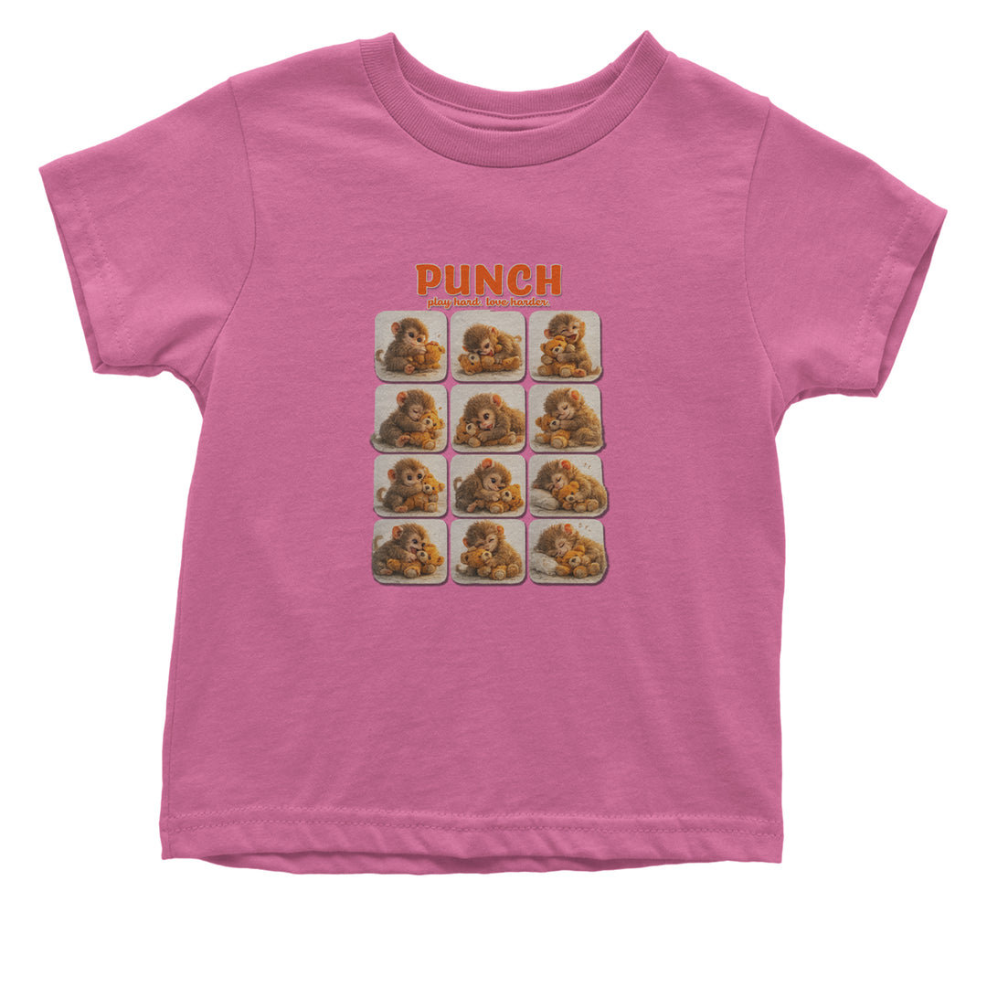 Punch Play Hard Love Harder Infant One-Piece Romper Bodysuit Or Toddler T-shirt Raspberry