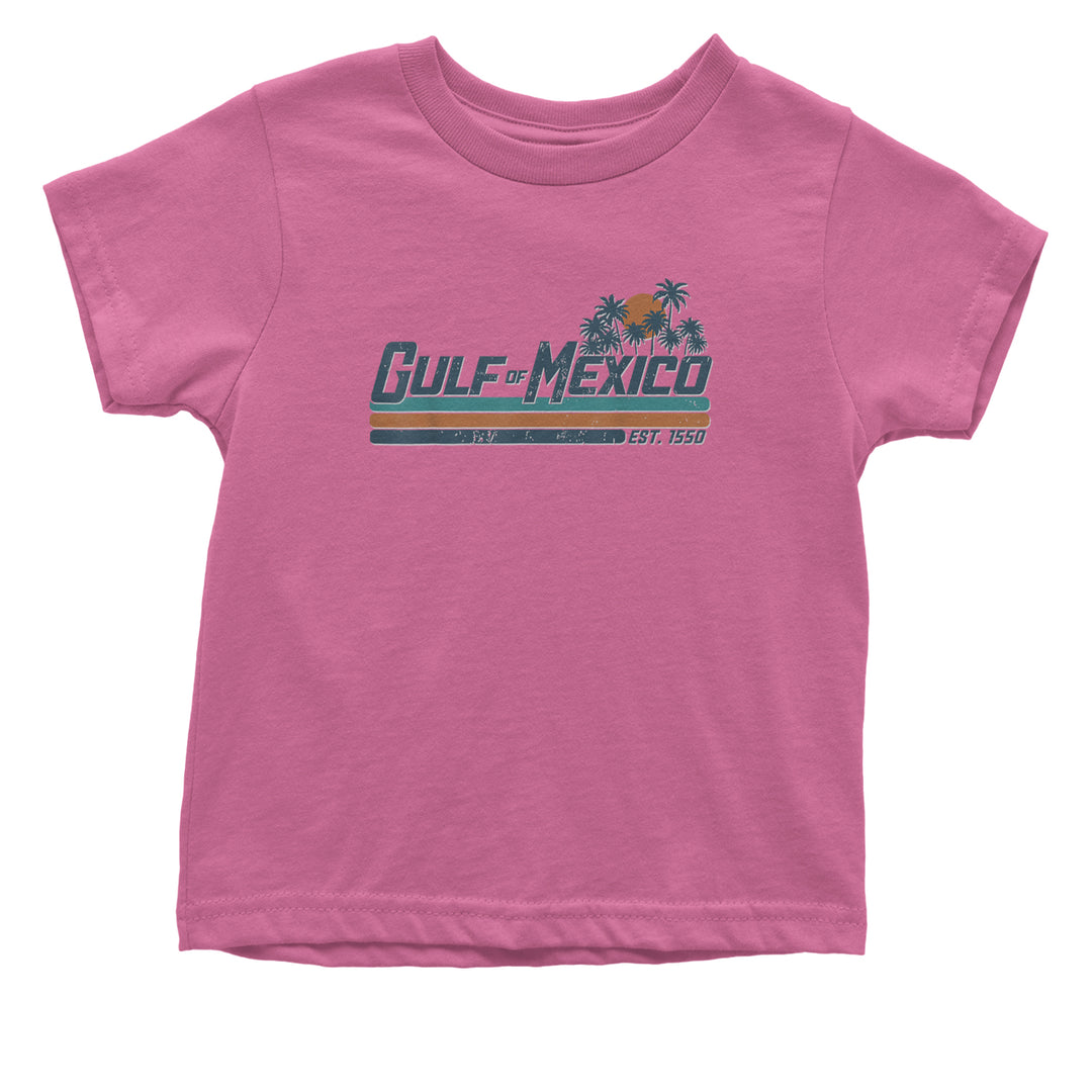 Gulf Of Mexico Established Year 1550 Infant One-Piece Romper Bodysuit Or Toddler T-shirt Raspberry