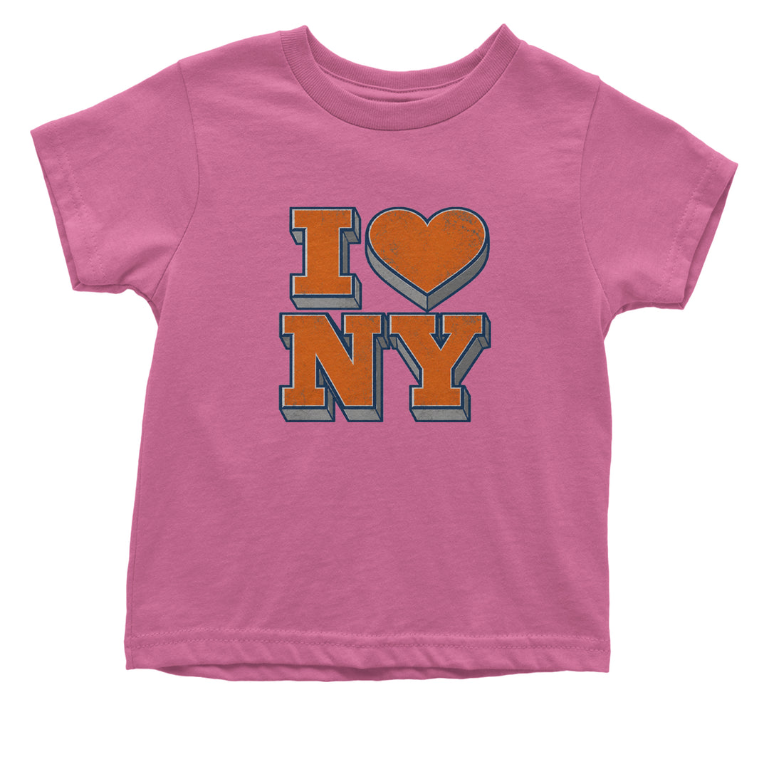 New York City Pride Heart Infant One-Piece Romper Bodysuit Or Toddler T-shirt Raspberry
