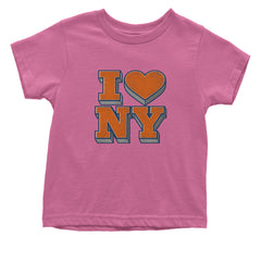 New York City Pride Heart Infant One-Piece Romper Bodysuit Or Toddler T-shirt Raspberry