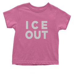 Ice Out Protest Infant One-Piece Romper Bodysuit Or Toddler T-shirt Raspberry