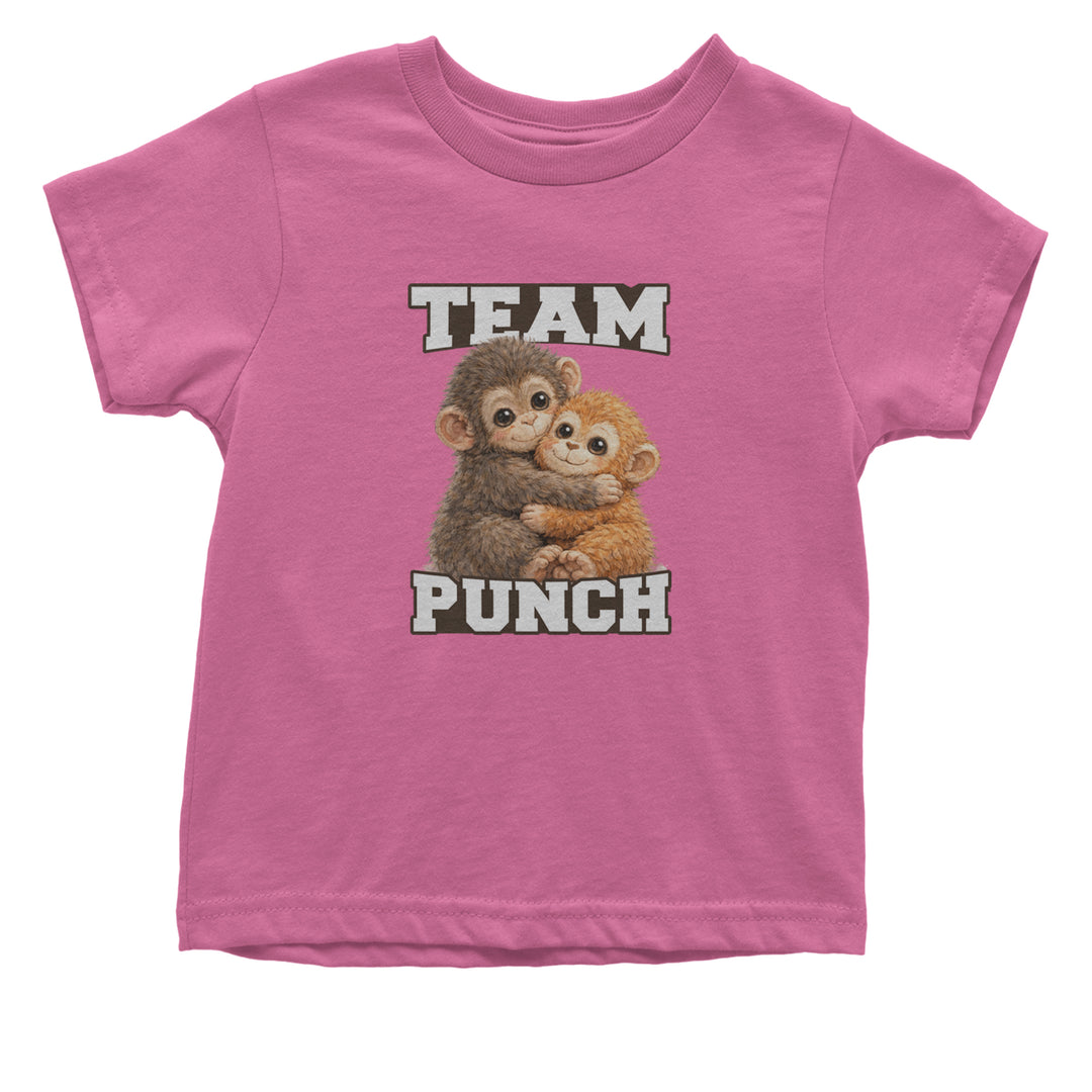 Team Punch Panchi-kun Monkey Infant One-Piece Romper Bodysuit Or Toddler T-shirt Raspberry