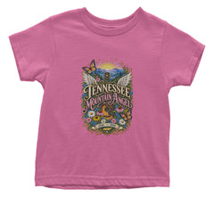 Tennessee Mountain Angel Wings Dolly Infant One-Piece Romper Bodysuit Or Toddler T-shirt Raspberry