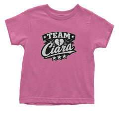 Team Ciara Scamanda Broken Heart Infant One-Piece Romper Bodysuit Or Toddler T-shirt Raspberry