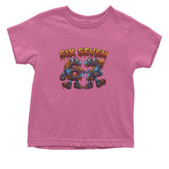 67 Lava Lightning Six Seven Meme Infant One-Piece Romper Bodysuit Or Toddler T-shirt Raspberry