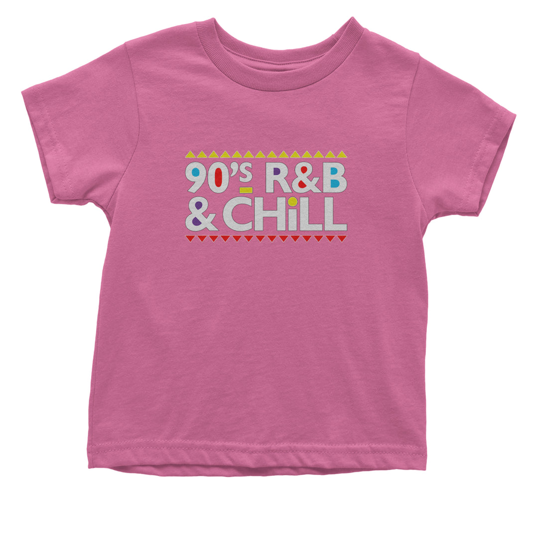 90s R&B and Chill Retro Throwback Infant One-Piece Romper Bodysuit Or Toddler T-shirt Raspberry