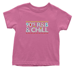 90s R&B and Chill Retro Throwback Infant One-Piece Romper Bodysuit Or Toddler T-shirt Raspberry