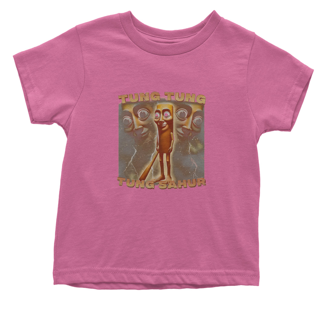 Tung Tung Tung Sahur Enforcer Infant One-Piece Romper Bodysuit Or Toddler T-shirt Raspberry