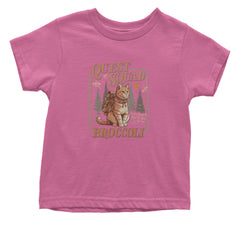 Quest Squad Broccoli Cat Fantasy Reader  Infant One-Piece Romper Bodysuit Or Toddler T-shirt Raspberry