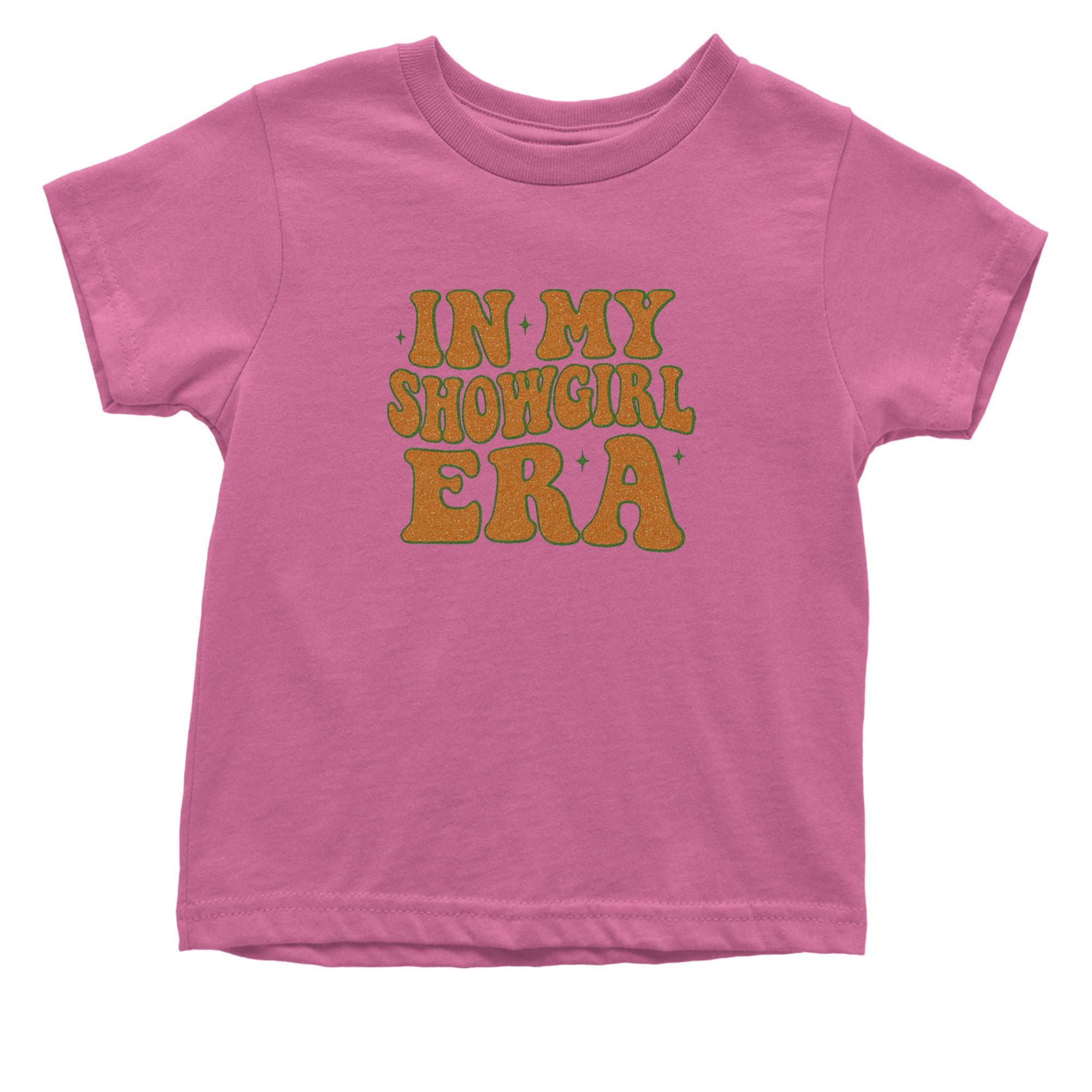 In My Showgirl Era Retro Infant One-Piece Romper Bodysuit Or Toddler T-shirt Raspberry