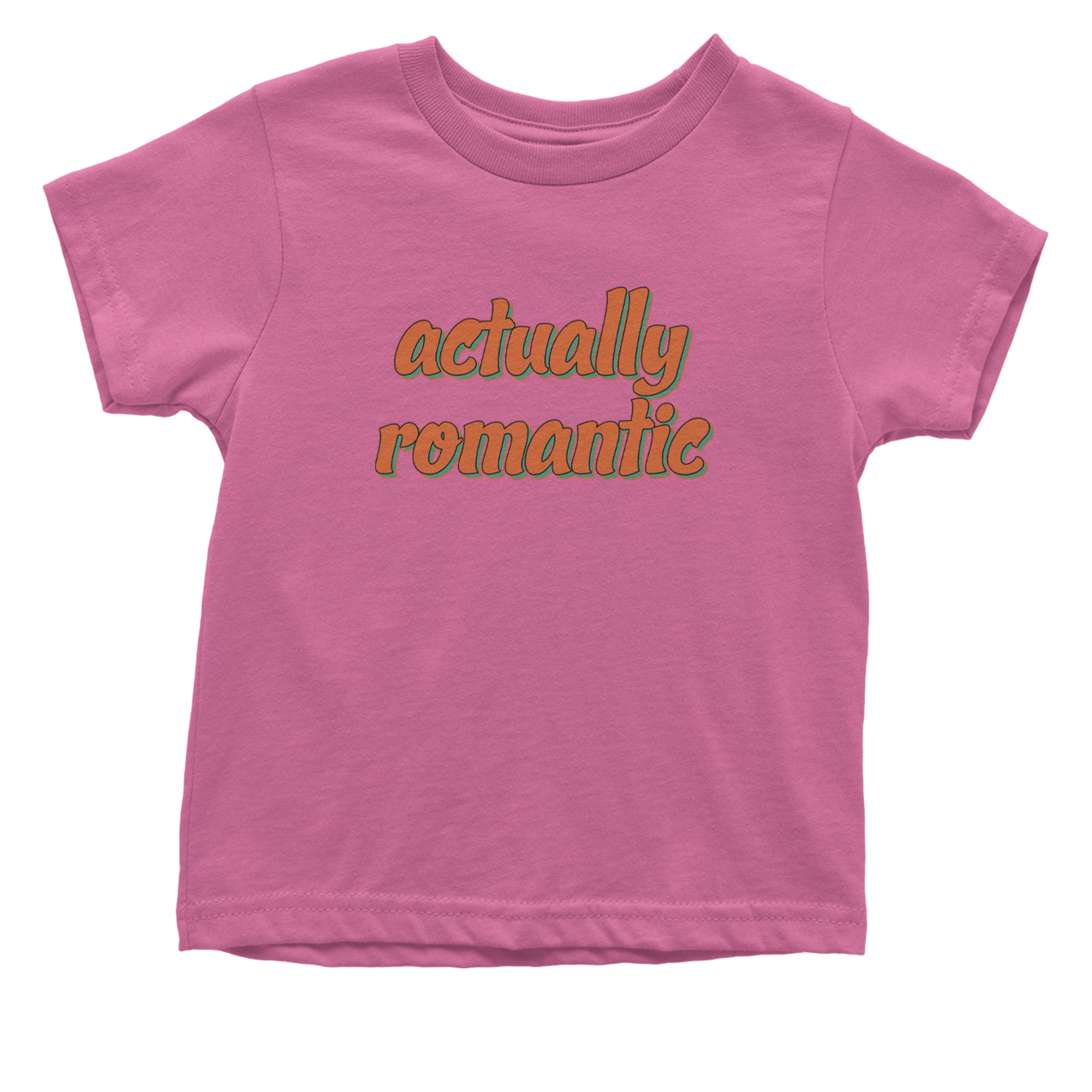 Actually Romantic Infant One-Piece Romper Bodysuit Or Toddler T-shirt Raspberry