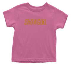 Showgirl Orange Glitter Infant One-Piece Romper Bodysuit Or Toddler T-shirt Raspberry