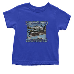 Bombardino Crocodilo Brainrot Infant One-Piece Romper Bodysuit Or Toddler T-shirt Royal Blue