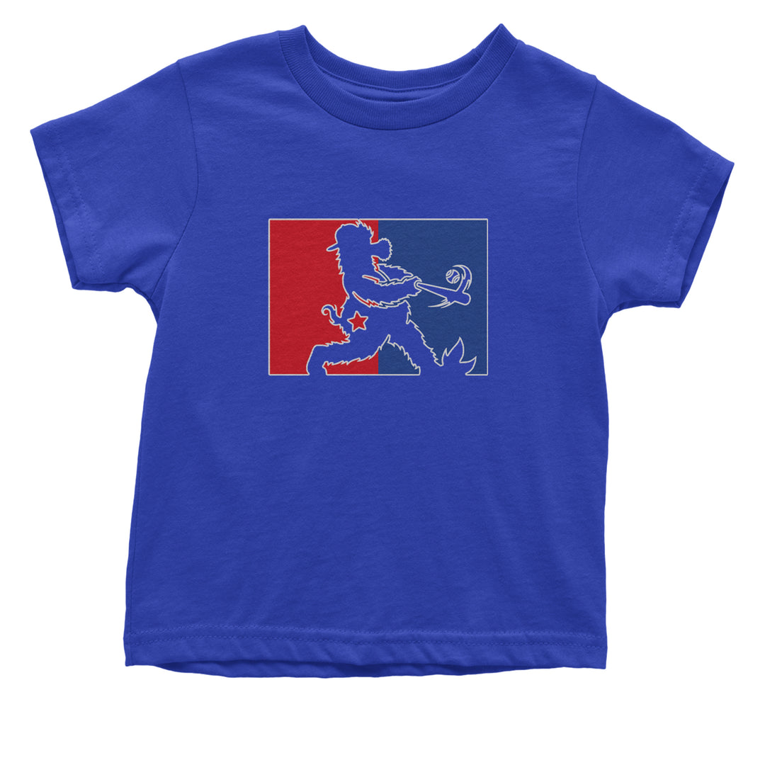 Batter Up Philly Baseball Phan Infant One-Piece Romper Bodysuit Or Toddler T-shirt Royal Blue