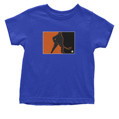 Hockey Enforcer Retro Vintage Infant One-Piece Romper Bodysuit Or Toddler T-shirt Royal Blue