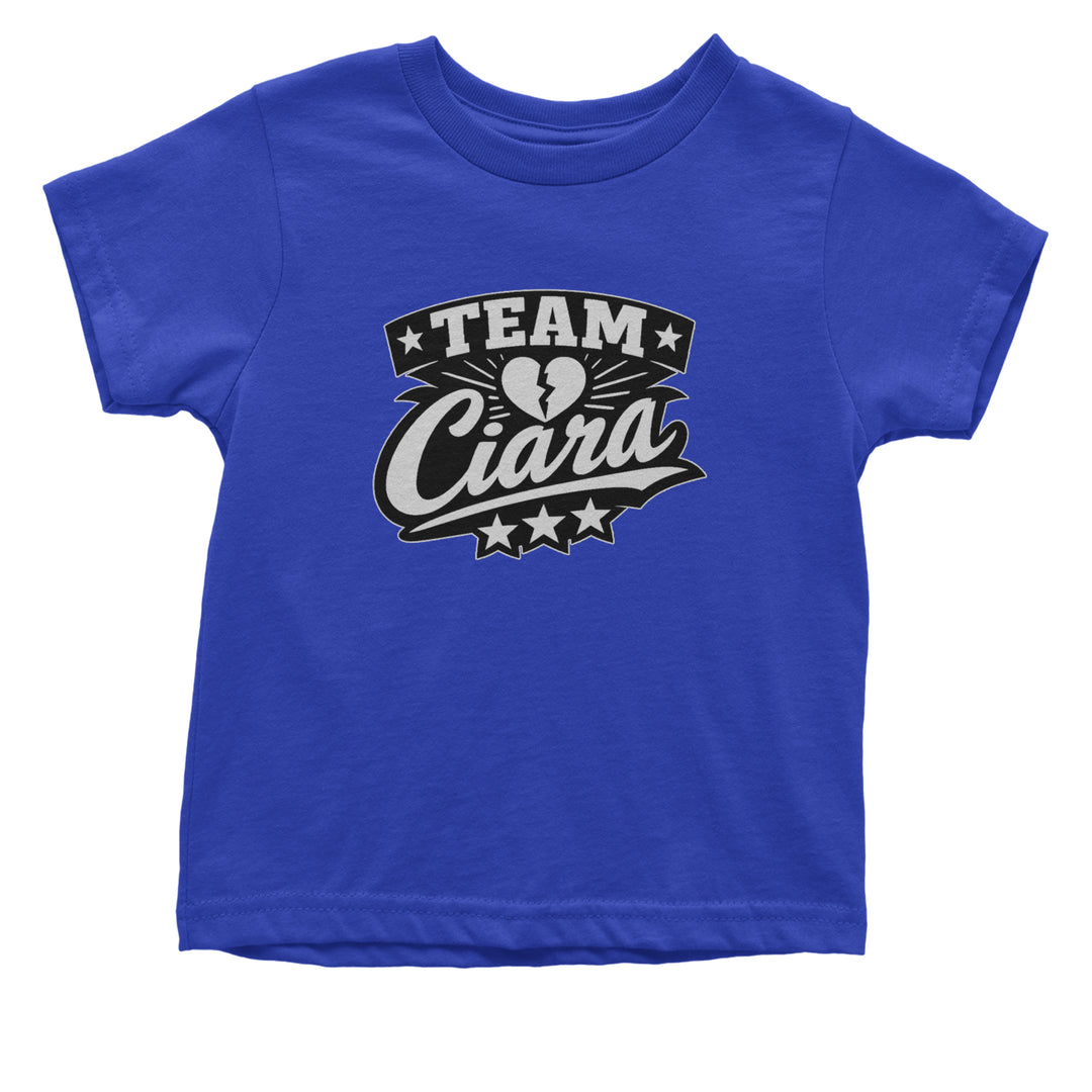 Team Ciara Scamanda Broken Heart Infant One-Piece Romper Bodysuit Or Toddler T-shirt Royal Blue
