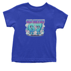 67 Six Seven Meme Kawaii Cloud Infant One-Piece Romper Bodysuit Or Toddler T-shirt Royal Blue