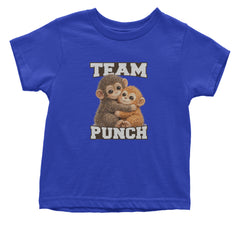 Team Punch Panchi-kun Monkey Infant One-Piece Romper Bodysuit Or Toddler T-shirt Royal Blue