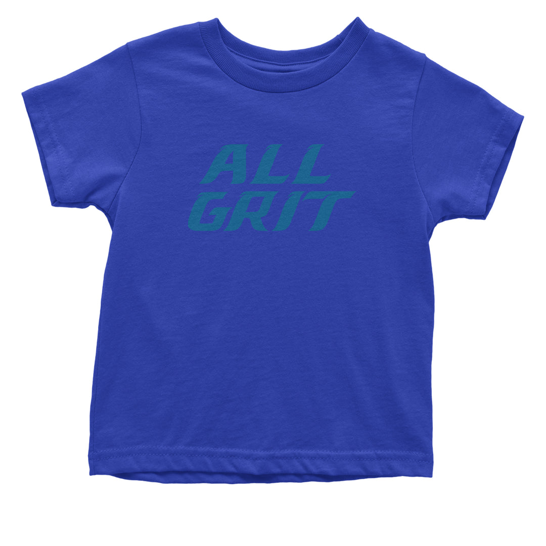 All Grit Detroit Football Infant One-Piece Romper Bodysuit Or Toddler T-shirt Royal Blue
